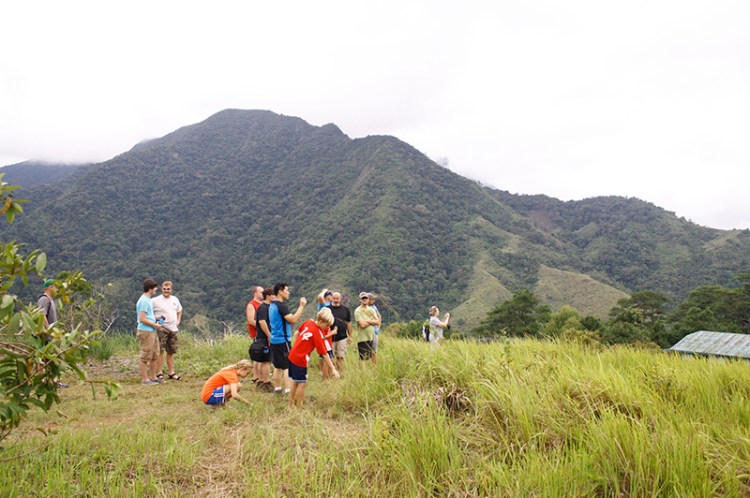 The group checking out BCC's 200 hectres of land to clear and plant in the upcoming months